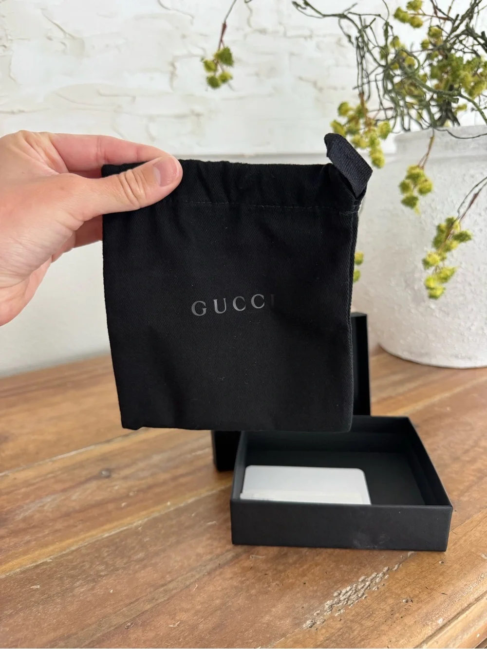 Gucci drawstring accessory